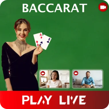 Live baccarat tables